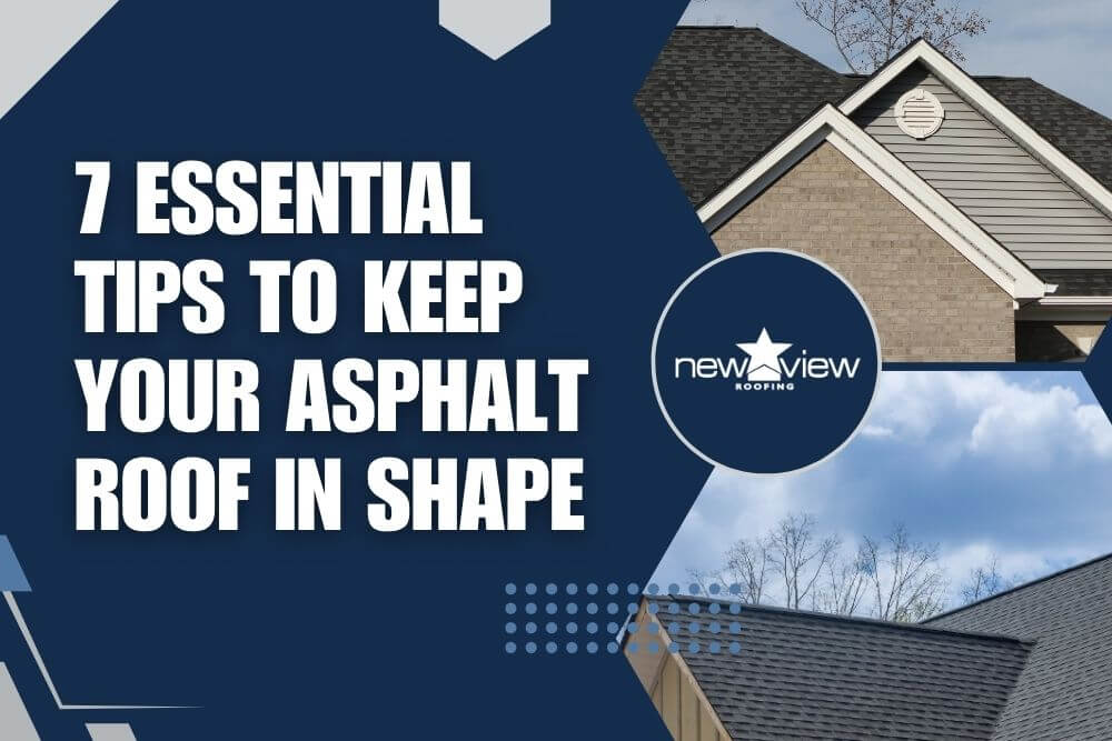 7 Essential Tips to Keep Your Asphalt Roof in Shape - New View Roofing