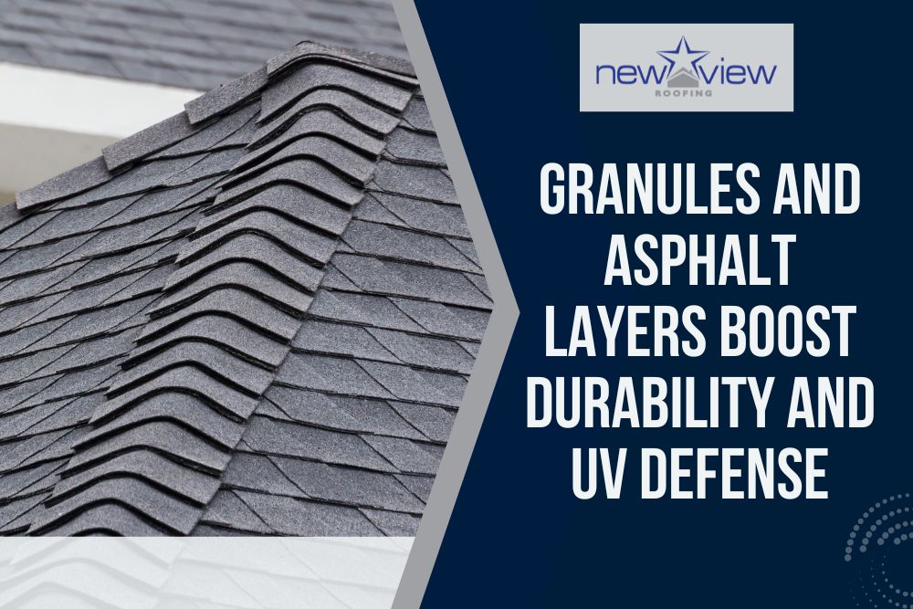 How Are Asphalt Roofing Shingles Manufactured - Granules and asphalt layers boost durability and UV defense - New View Roofing